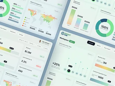 Dashboard Design: INSIGHT HUB animation app design graphic design ui uiux