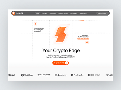 Crypto Landing Page banking blockchain crypto crypto design crypto trading crypto wallet cryptocurrency cryptocurrency design cryptocurrency website defi defi website design inspiration finance fintech fintech design investment platform landing page saas trading trading landing page