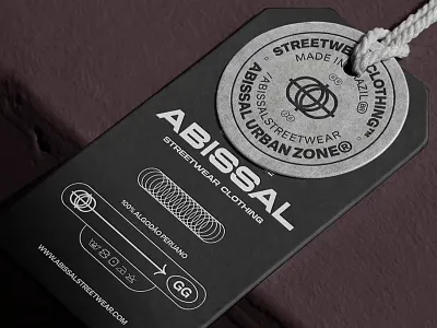 Abissal Urban Zone Branding apparel branding design download hoodie identity label logo mockup mockups outdoor apparel premium psd tag template typography