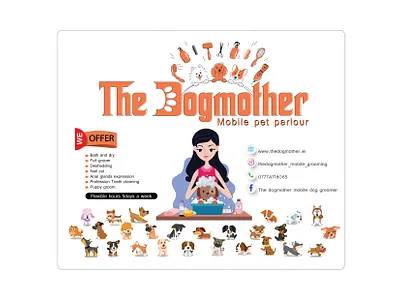 The Dogmother design designing graphic design illustration logo vector