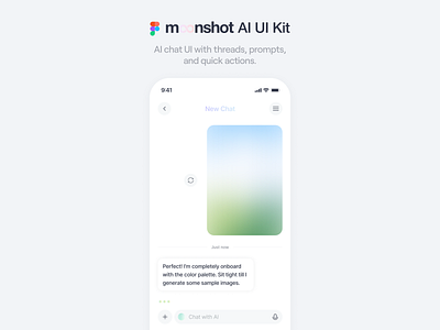 Featured UI: AI Chat aidesign aifigma aiui aiux figmadesign headstartui moonshot moonshotui productdesign uidesign uxdesign