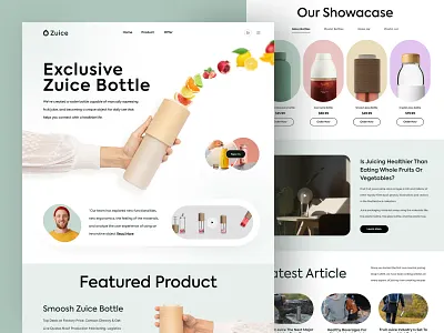 E-commerce Landing Page design e commerce ecommerce landing page minimal ui web web design webdesign website