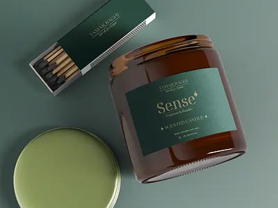 Luxury Soy Candle Packaging brandidentity branding candle design graphic design illustration logo luxury packaging