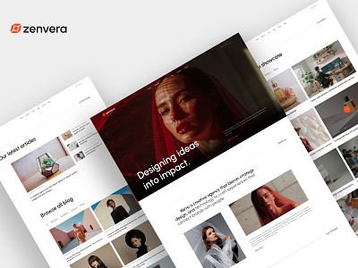 Creative Agency Website Landing Page | Branding & Digital Studio branding studio ui creative agency website design agency web design figma agency landing page minimal portfolio web design modern branding website uiux web design webflow creative agency zenvera agency landing page