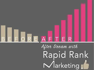 Rapid Rank Marketing ~ Hatchwise Competition Attempt advertising before after branding feedback graphic design illustration logo m marketing visual identity