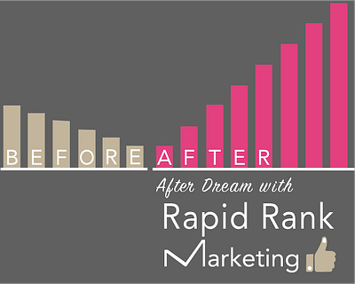 Rapid Rank Marketing ~ Hatchwise Competition Attempt advertising before after branding feedback graphic design illustration logo m marketing visual identity