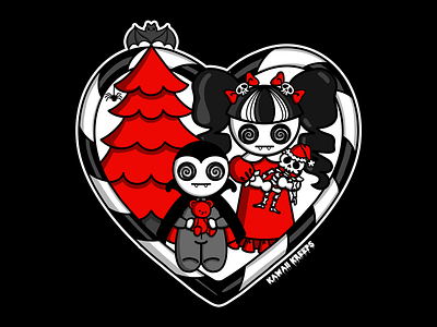 The Vampire Children's Christmas alt aesthetic cute vampire goth artist goth christmas gothcore gothic christmas kawaii vampire pastel goth weirdcore