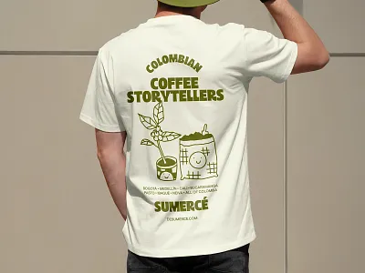 Visual identity for Sumercé Coffee apparel branding cafe coffee design download identity logo mockup mockups outdoor premium psd t shirt template typography