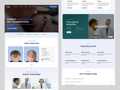 The Growth Clinic London Website Design branding desktop interface ui ux visual identity web website
