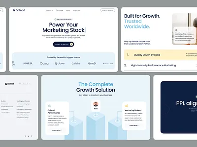 Agency Website - Landing Page Design agency clean creative studio designer portfolio designer website digital studio faq framer modern personal personal portfolio personal web personal web design portfolio project service testimonial uiux website webflow website