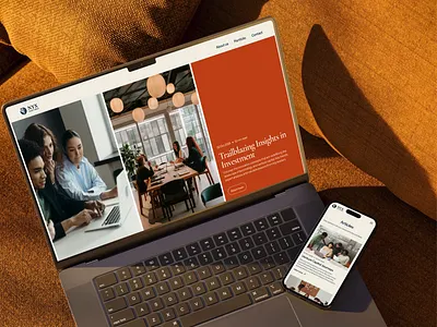 Venture Website Design for NYX Ventures corporate website design fintech website home page design investment website premium website vc web design venture website web design