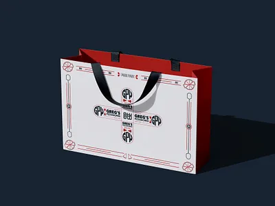 Sac GREG'S PIZZA WORKS branding cook cooking design food food truck france french french food graphic design italian italie logo pizza restaurant street food typography vector visual identity