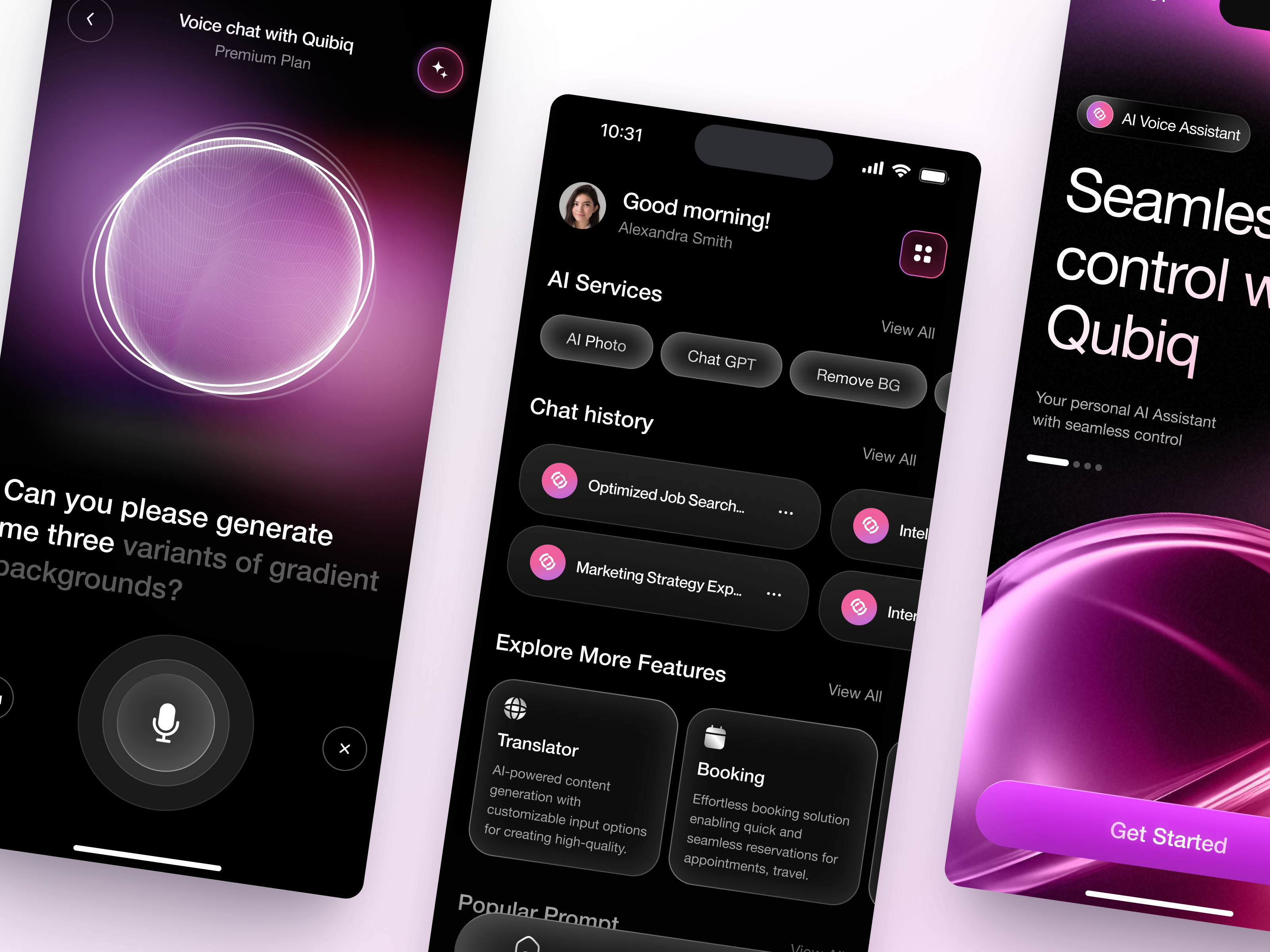 Mobile App for AI app design application design design interface ios app design mobile app product service startup ui ux