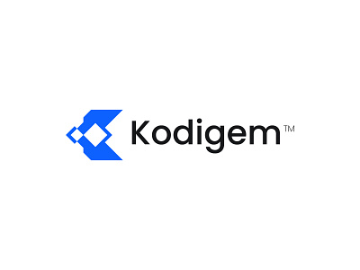 Kodigem Tech Logo | Coding Company K Symbol Design brandidentity branding brandmark code logo coding company coding logo creative logo developer logo k letter logo k logomark k monogram logo logodesign logotype minimal loog minimalist modern logo tech logo tech startup visual identity
