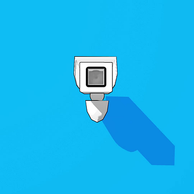 CCTV Mouse 3d camera cctv follow icu3000 interactive mouse spline splinetool surveillance web