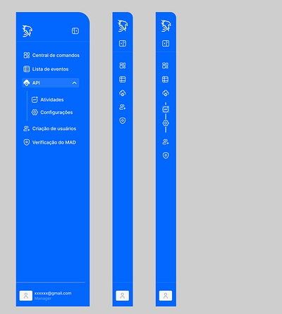 Sidebar menu 3d animation app branding design graphic design illustration logo motion graphics typography ui ux vector