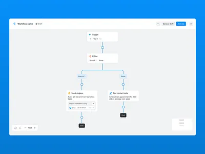Workflow Builder App for automatizations ai app automation builder components customization editor interface saas search task ui ux workflow workflow builder