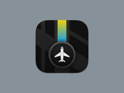 App Icon — Maps for Planes app app icon apple maps aviation branding design google maps icon set icons illustration ios logo maps plane simple ui