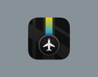 App Icon — Maps for Planes app app icon apple maps aviation branding design google maps icon set icons illustration ios logo maps plane simple ui