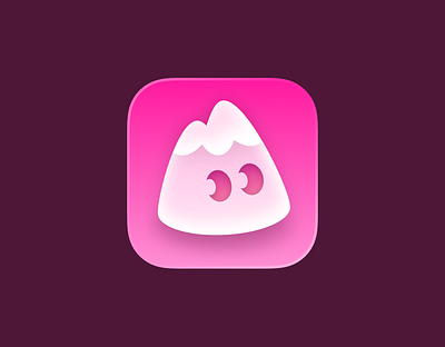 App Icon — Shredder app app icon branding character design icon set icons illustration ios logo mountain shredder simple ski snowboard ui