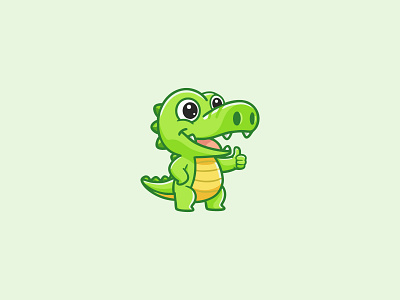 Alligator Logo alligator alligator character design alligator design alligator logo animal animal log branding branding design character design cute alligator cute character design cute characters design graphic design illustration logo logo design vector