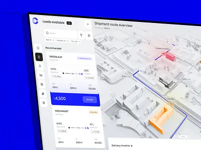 Cargix TMS – Logistics Web Dashboard admin ai app b2b business crm dashboard design interface logistics product saas software tms tracking truck ui ux web web app