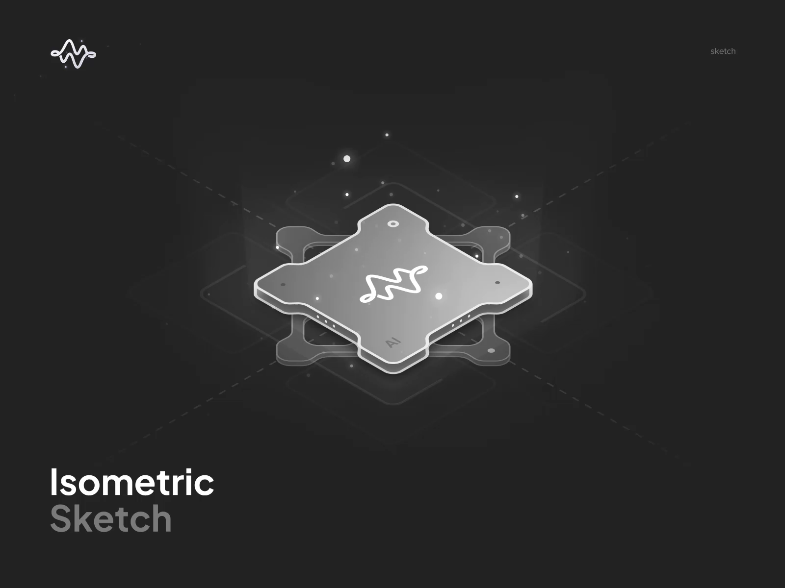 Example of Meeting Assistant — Isometric Sketch Process