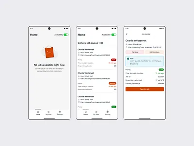 Appello - Mobile app android app clean design system empty state layout listing mobile app uxui