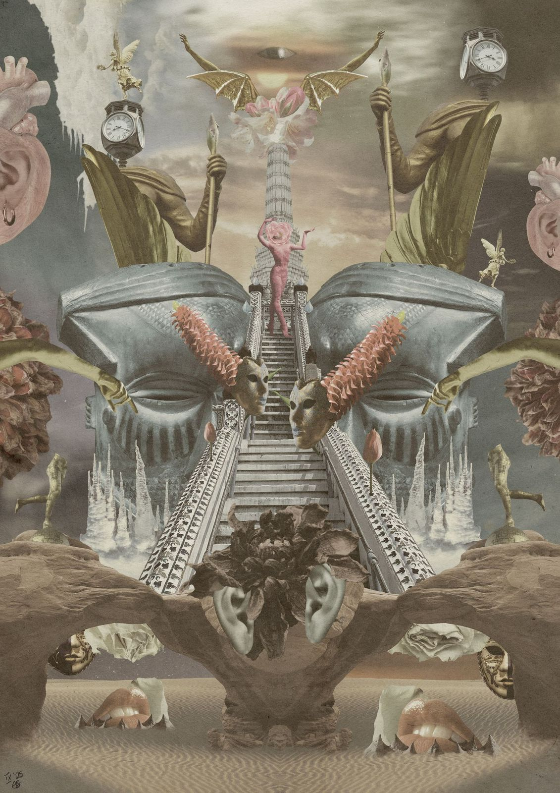 Changes (Empire of the Sun) album cover collage concert poster digital collage editorial illustration empire of the sun graphic design illustration music artwork photomontage polscy ilustratorzy polska ilustracja poster surrealism visual arts