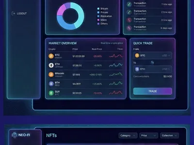 Fintech Crypto Trading Dashboard UI/UX – Modern Mode Web Design and immersive visual appeal. branding crypto cryptoapp darkmodeui dashboard design figma figmadesign financeui fintech graphic design modern website modernwebsite photoshop tradingdashboard ui uiuxdesign webappdesign webdesign