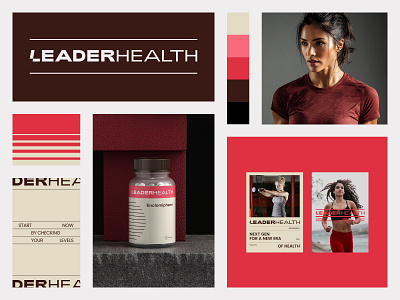 LeaderHealth Supplement Branding & Packaging Design branding design graphic design health identity jar label label design logo logodesigner medical package packaging supplement supplements wellness