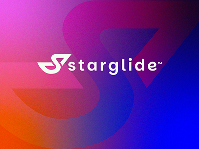 Starglide: logotype concept bold branding cosmo custom future iconic identity lettering logo logomark script type typography unique vibe web3 wordmark