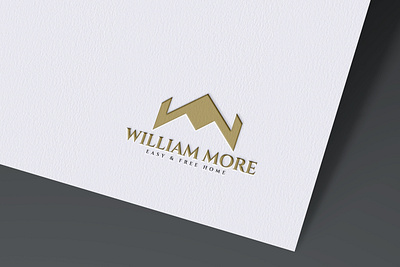 Real Estate Logo Design | "WILLIAM MORE" branding graphic design logo logos professional logo real estate real estate clean logo real estate free design real estate high logo real estate logo real estate logo design real estate simple logo real estete modern logo trend logo trending logo