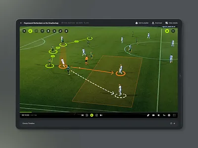 PlayStats – Drawing Tool drawing tool ggstudio performance playstats product design saas sport tactical analysis ui ux video analysis web app