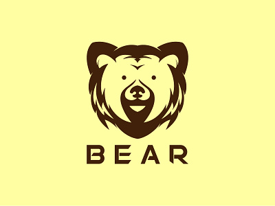 Bear Logo animation bear creative logo bear logo for branding bear logo for sale branding business company logo design forest graphic design grizzly grizzly bear illustration logo new design bear head typography ui ux vector