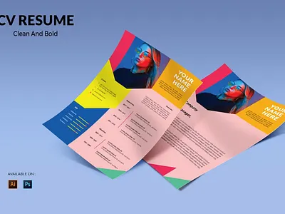 CV Resume Creative And Bold clean clean resume cover letter creative resume curriculum vitae cv cv design cv template free cv free cv template free resume template job job cv modern cv modern resume resume resume cv resume design resume template template