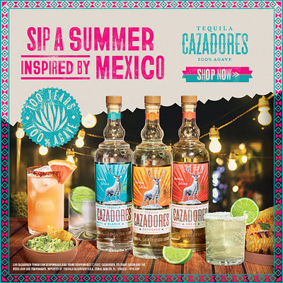 Cazadores Tequila Digital Ad ad ad design advertising banner banner ad branding design digital ad graphic design mexico tequila