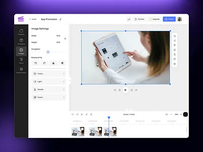 Image Editing concept editor image editing tool image editing ui video editing