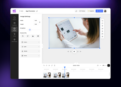 Image Editing concept editor image editing tool image editing ui video editing