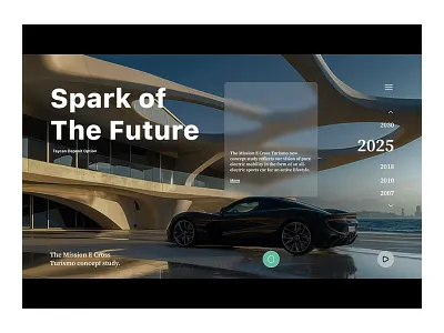 UI/UX Design For AutoMotives Spark of the Future branding design figma graphic design illustration logo ui ux vector web design