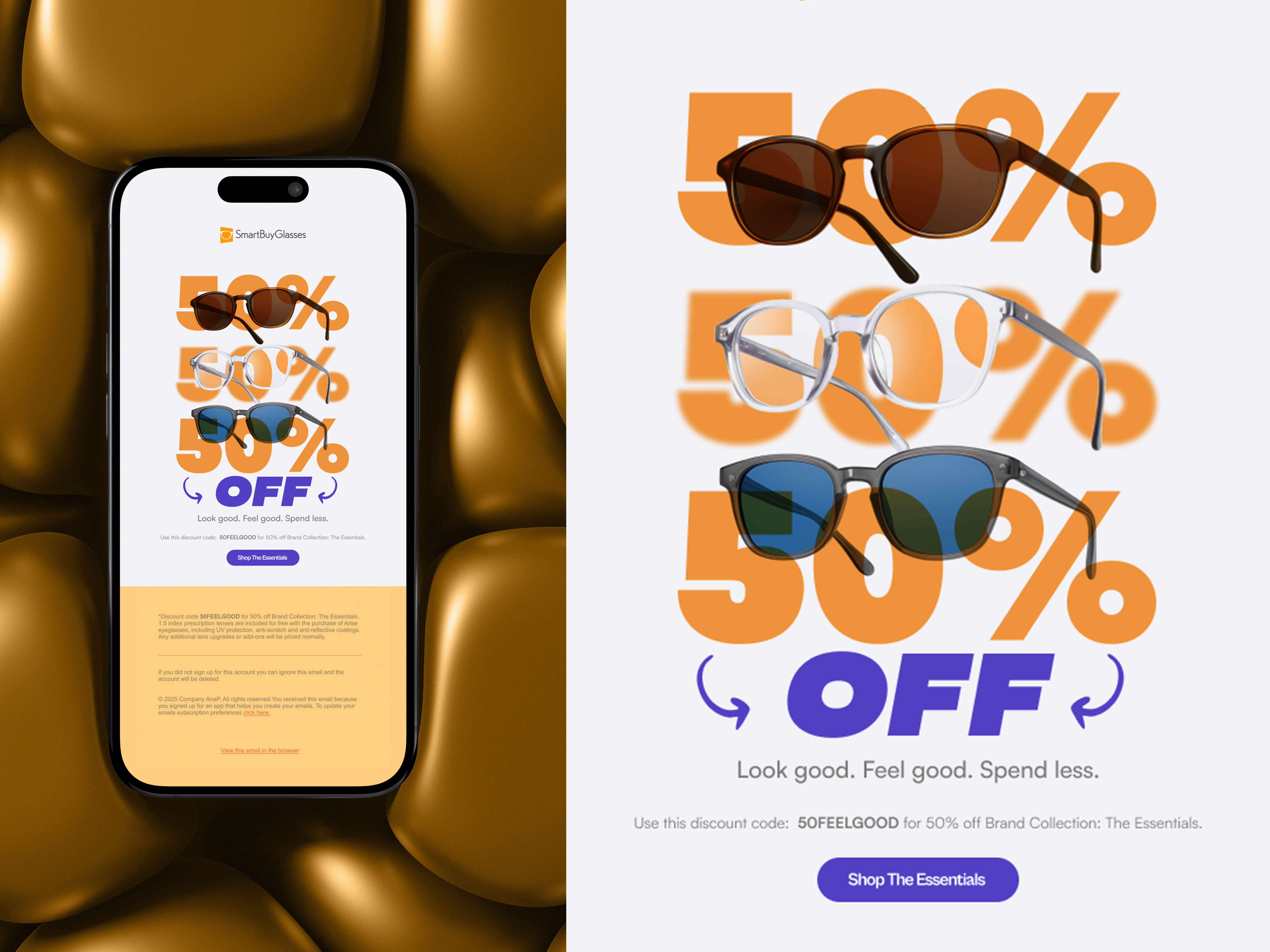 Email design for Glasses branding caracter design design email email design glasses graphic design illustration mail photo photoshop print publicity retouch vector