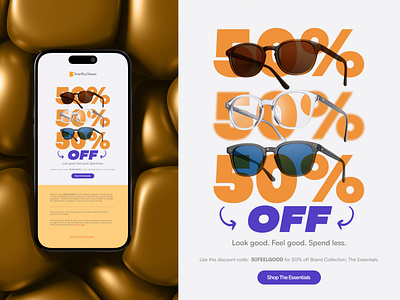 Email design for Glasses branding caracter design design email email design glasses graphic design illustration mail photo photoshop print publicity retouch vector