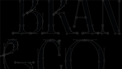 Branding & Co ai brand branding font glyph lettering logo startup typography