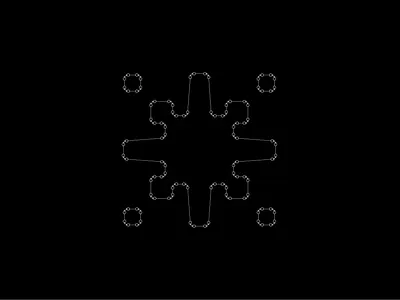 Branding for AI startup ai app black brand branding burst design flare font logo mark san francisco silicon valley star startup typeface typography ycombinator