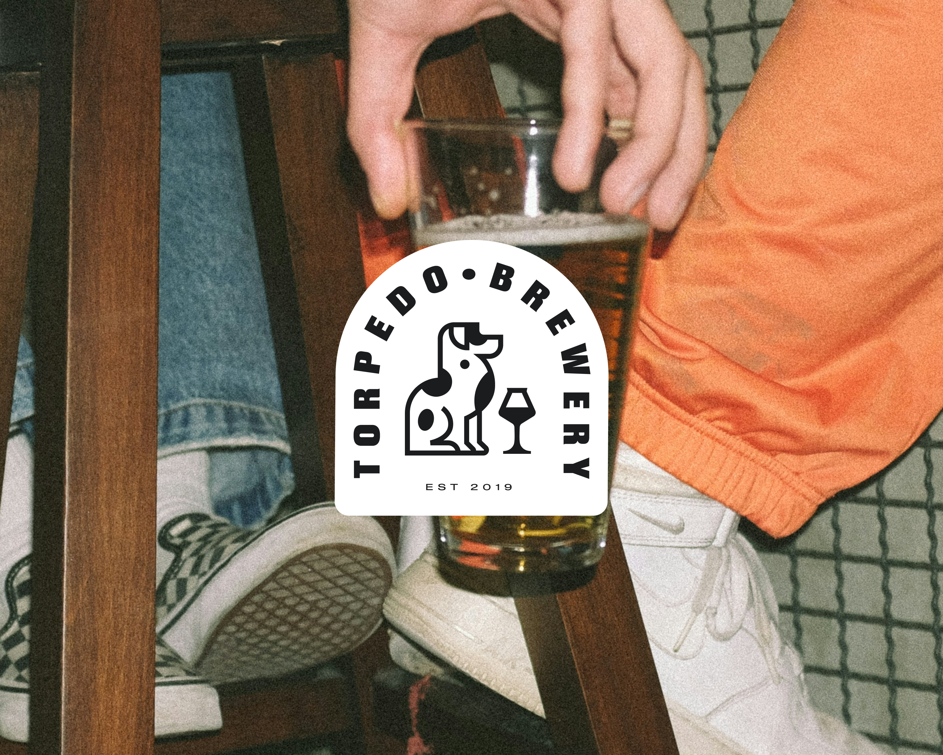 Torpedo home brewing branding logo