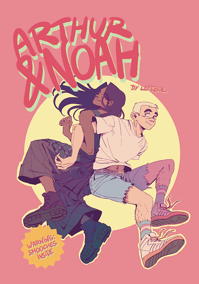 Arthur & Noah - zine cover