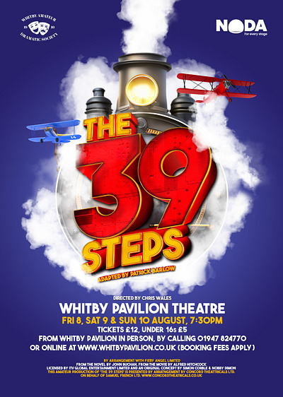 The 39 Steps Promotional Design Campaign branding design graphic design illustration logo poster typography