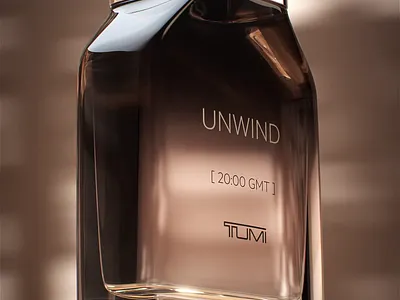 Fragrance Unwind 3d animation branding graphic design motion graphics ui