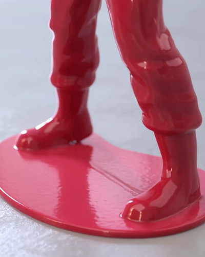 Soldier melting 3d animation branding design motion graphics ui