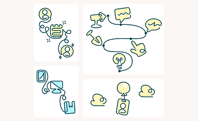 Illustrations for portfolio presentation